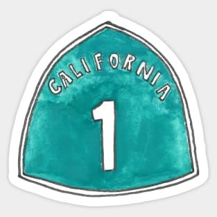 Los Angeles Icons: California State Route 1 Sticker